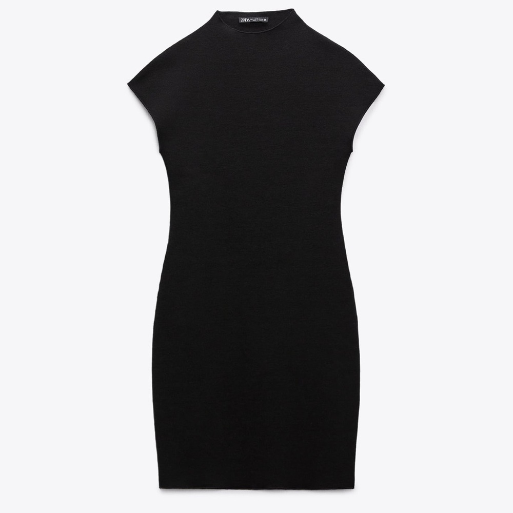 Zara Black Knit Dress